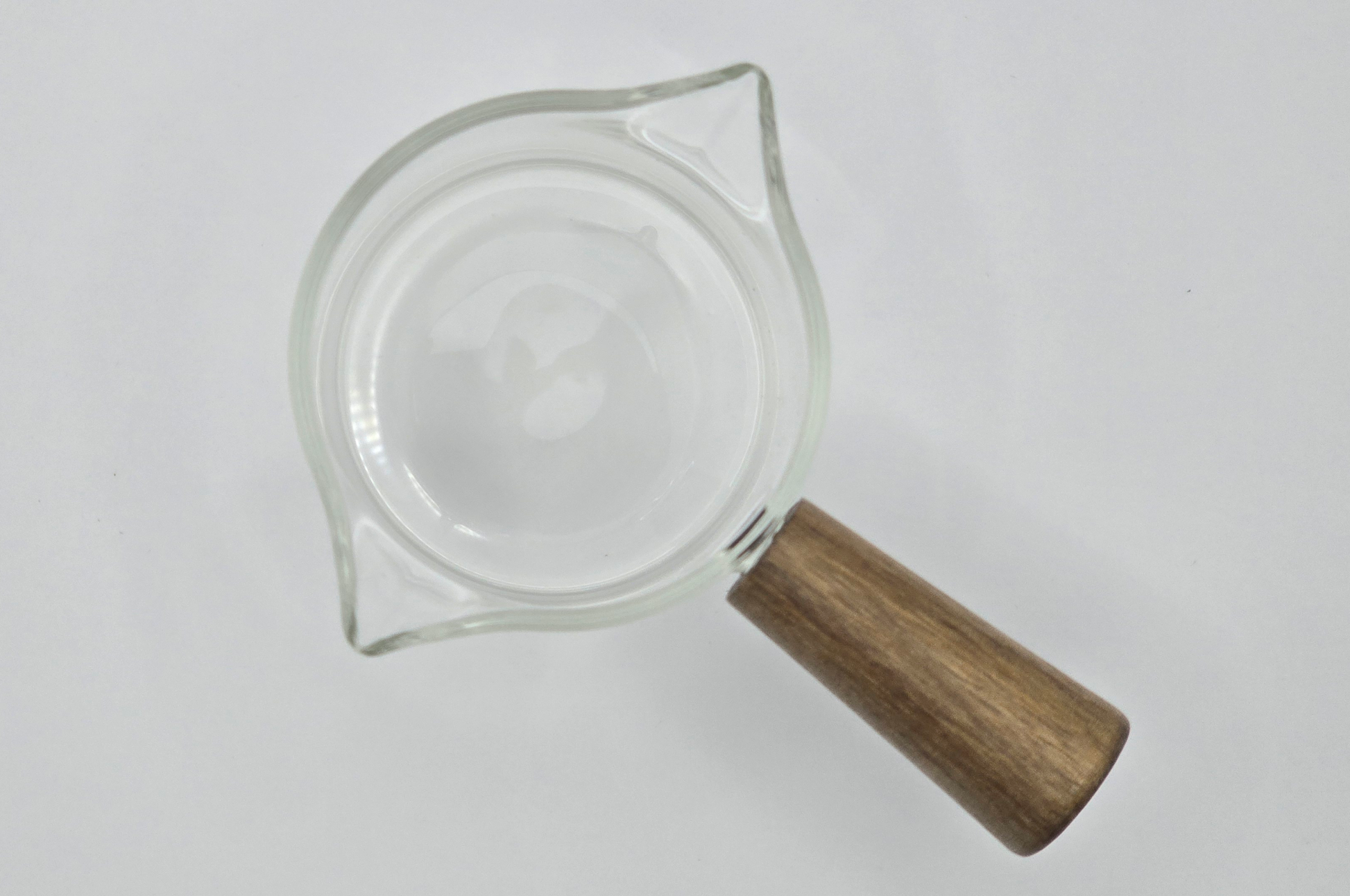 Glass Measuring Cup with Wood Handle