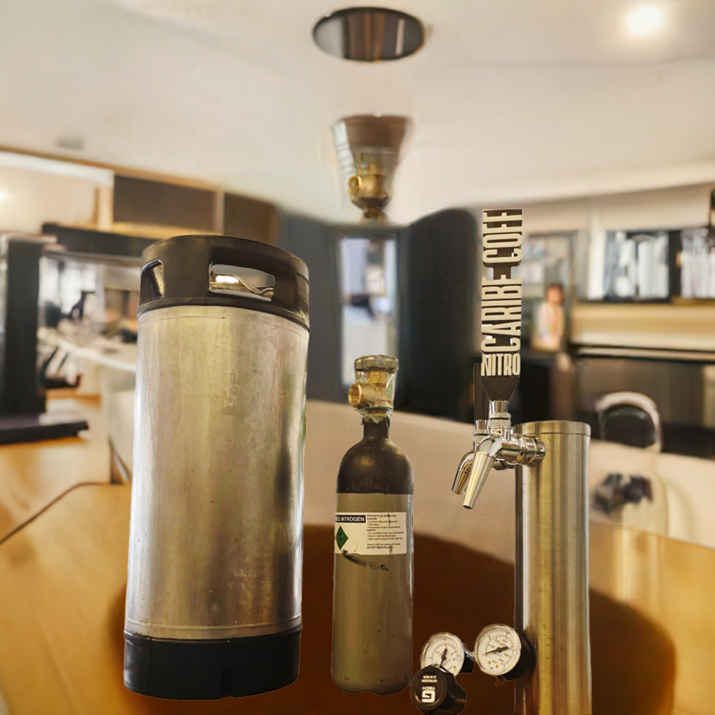 Collection of Nitro Infused Coffee SET UP in a gallery layout