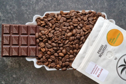 Collection of Chocolate Covered Coffee Beans in a gallery layout