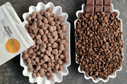 Collection of Chocolate Covered Coffee Beans in a gallery layout